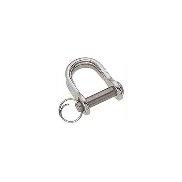 Škopac D s osiguračem, Inox 316