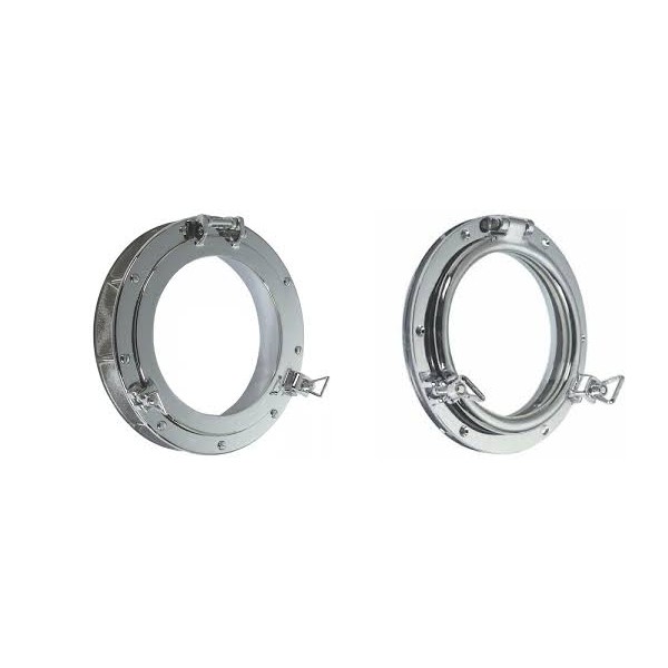 Okrugli prozori, kromirani mesing i inox